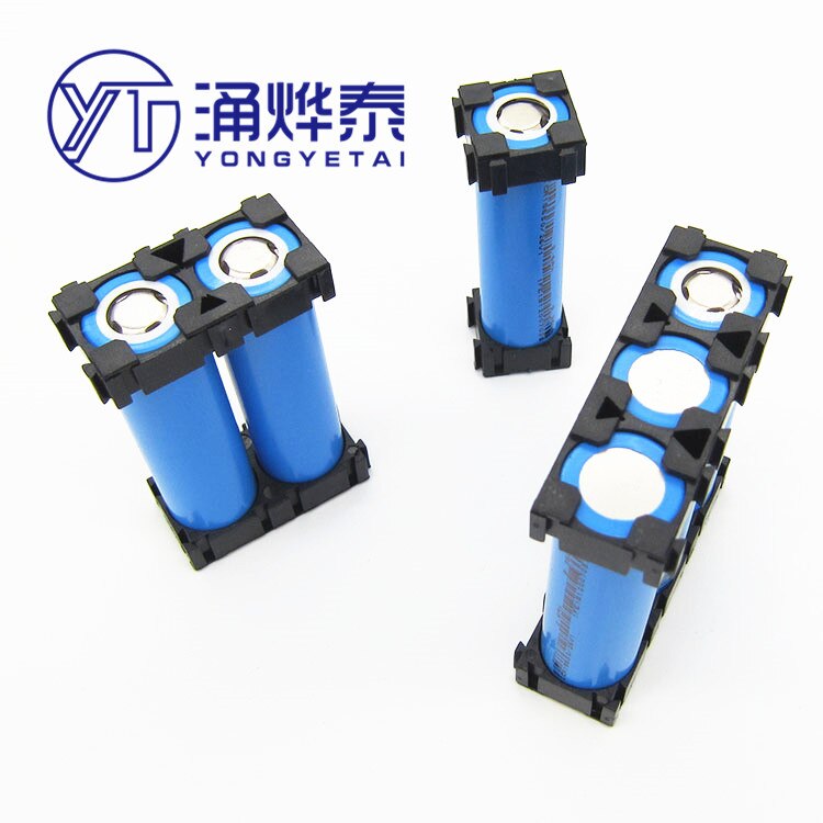 Single 18650 lithium battery combination fixing bracket With bayonet multi-shape stitching combination