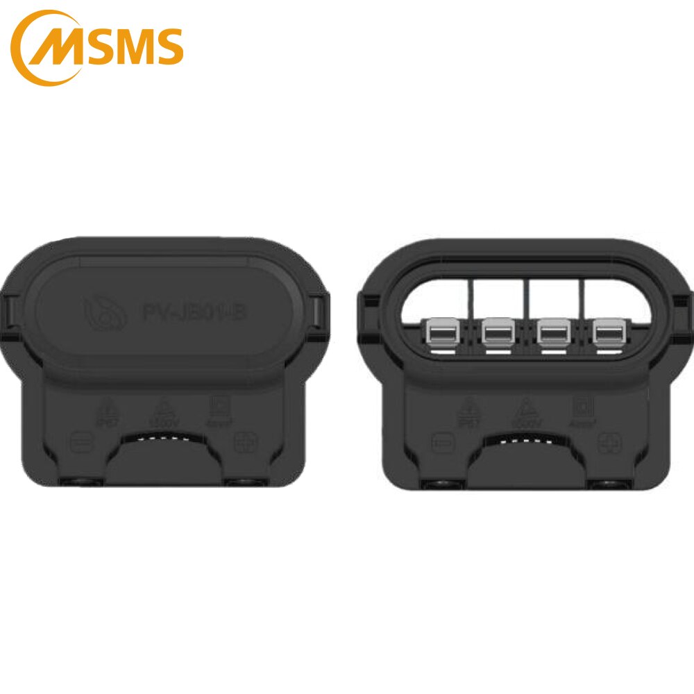 Waterdichte IP67 Solar Clip-On Junction Box Met 4mm2 Kabel En 3 Diodes 25A 45V: PV-JB01-B