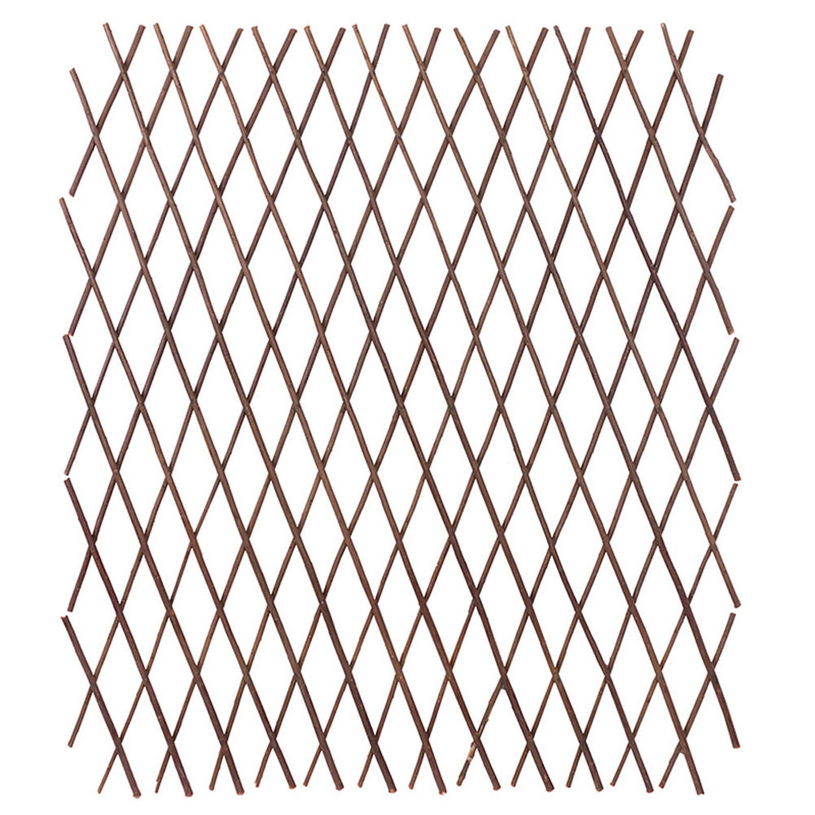 Solid Wooden Hedge Garden Decoration Screening Expanding Trellis Privacy Screen Flexible Solid Wood Outdoor Garden Fence: S