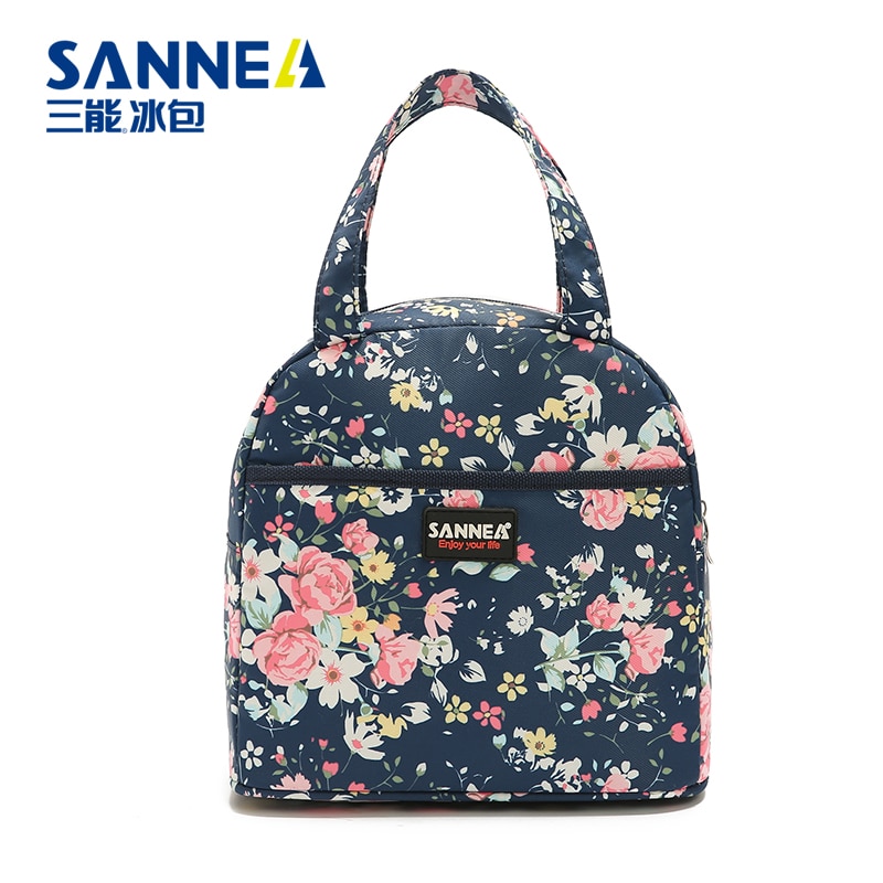 SANNE cartoon cooler bag portable insulated thermal bag polyester oxford Ice bag lunch waterproof