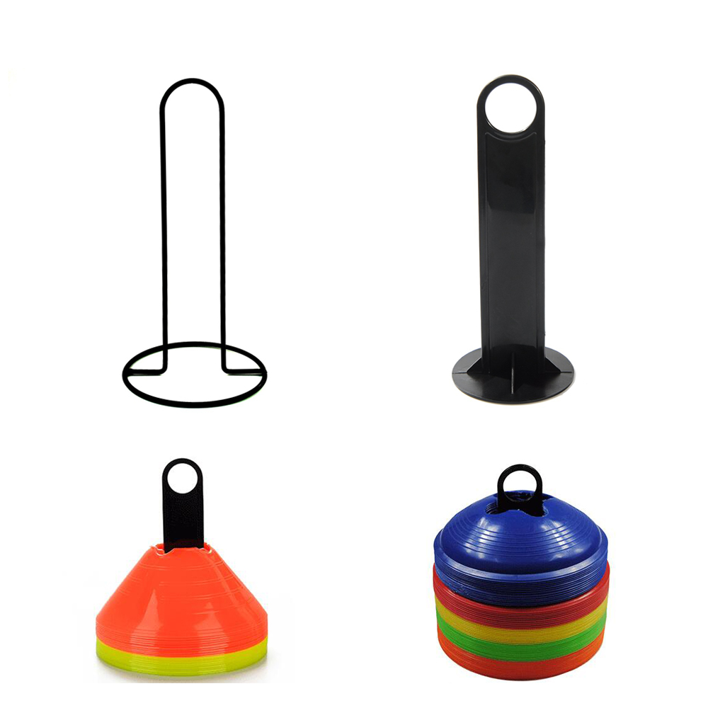 Sport Football Soccer Rugby Speed Training Disc Cone Cross Track Space Marker Training Marker Disc Cone Holder Carrier Caddy