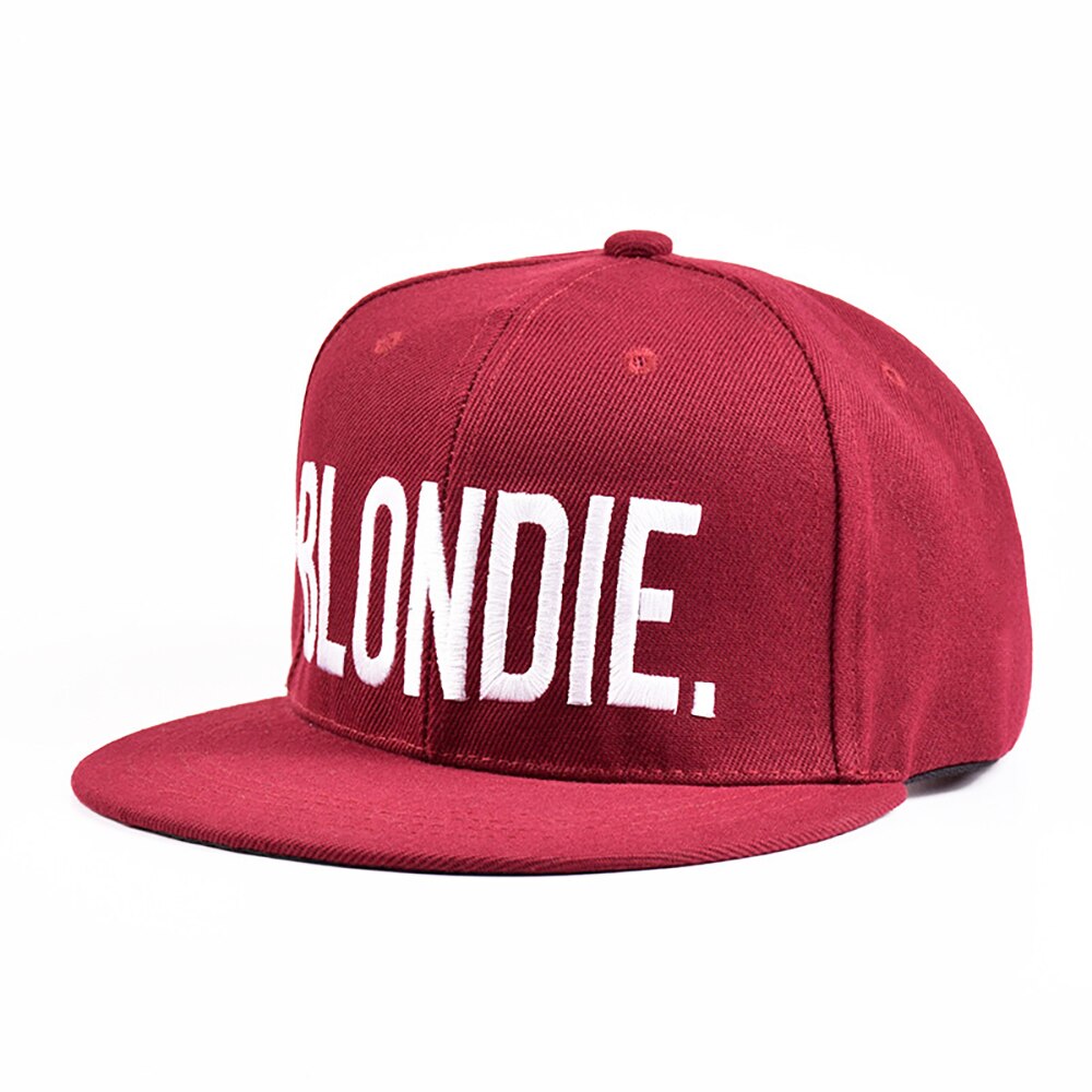 Zonnebrandliefhebbers hiphop pet blondie brownie letter flat brim hoed unisex baseball pet