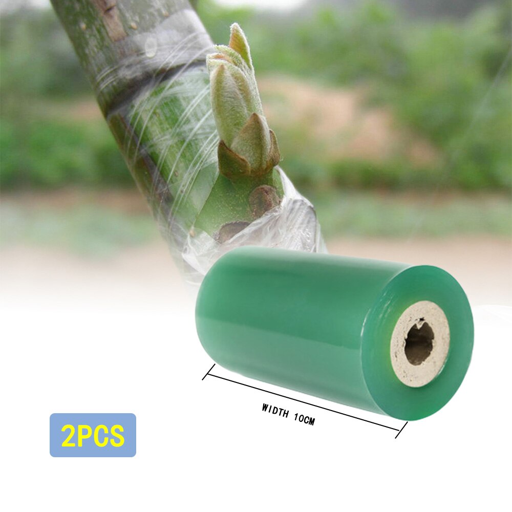 6 Sizes sizes Grafting Tape Nursery Stretchable Graft film Fruit Tree Grafting Tool Garden Bind Tape Grafting Tool Accessories: Width 10cm   2pcs