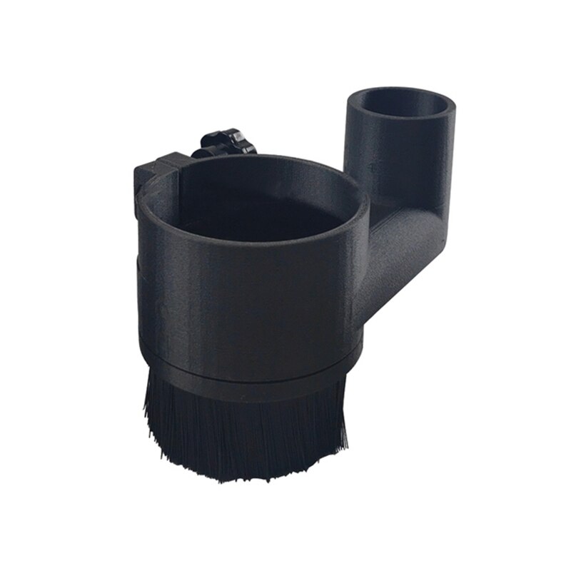 CNC Engraving Machine Accessories Spindle Brush Dust-Proof Brush Vacuum Cleaner Spindle: Dark Grey