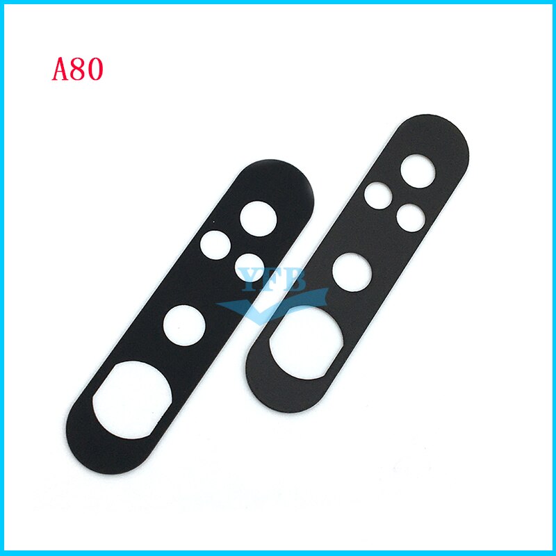 Voor Samsung Galaxy A10 A20 A30 A40 A50 A60 A70 A80 A920 M10 M20 M30 A20E Terug Achteruitrijcamera Glas lens Met Lijm: A80