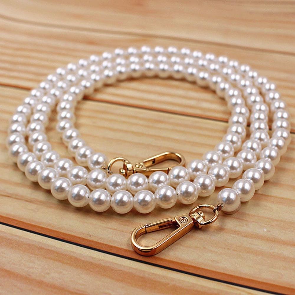 Ladies Jewelry Clavicle Chain Choker Simulated Pearls Strand Beaded Necklace for Bridal Women Torques Female White Wedding: Rust red