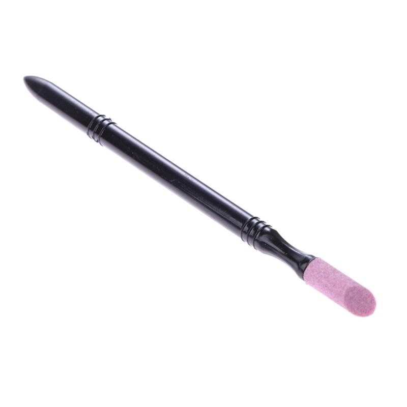 Lápiz removedor de cutículas, 1 unidad para decoración de uñas, piedra de cuarzo, lápiz, cuchara, empujador de corte, esmalte, manicura y pedicura, herramientas de cuidado DIY