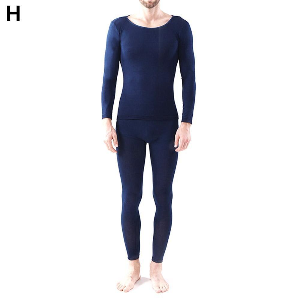 Termostatisk termisk undertøj til kvinder mænd let elastisk langt termisk undertøj vinterkvindersæt til mand f varm  s3 j 2: H