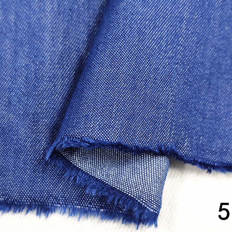 Denim nicht elasticsilk-wie Denim Schlauch Hemd stoffe waschen-freies seide-Unterhose bekleidungs stoffe: 5