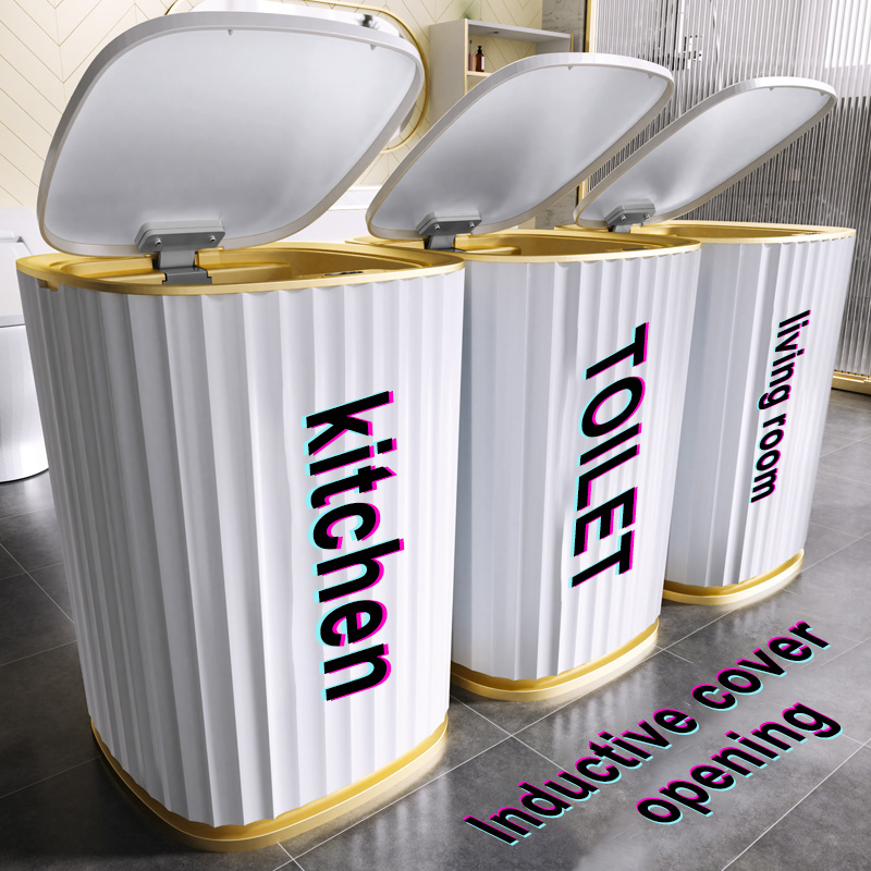 Smart Sensor Vuilnisbak Keuken Badkamer Wc Prullenbak Beste Automatische Inductie Waterdichte Bin Met Deksel 10/15L
