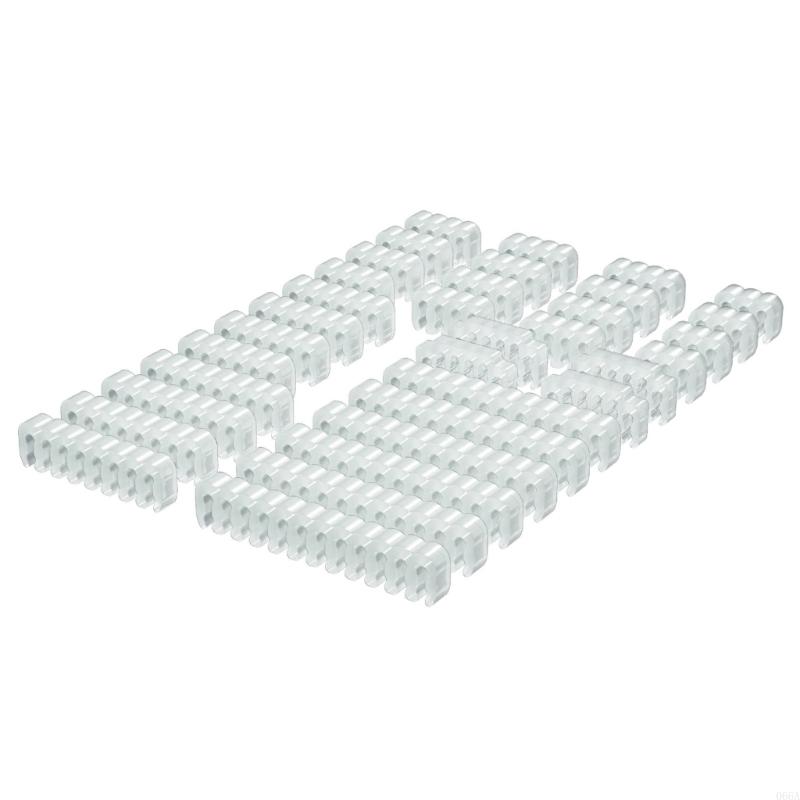 Power Cable Sleeve Management Tool Set with 34PCS Acrylic Combs for Efficient Power Cable Computer Wiring Arrangement: Orange