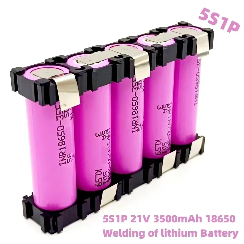 35E 20A 18650 3500mAh 7000mAh 2S 3S 4S 5S 6S/1P 2P 7.4V 12.6V 14.8V 18V 25.2V for screwdriver battery welding battery pack: Red