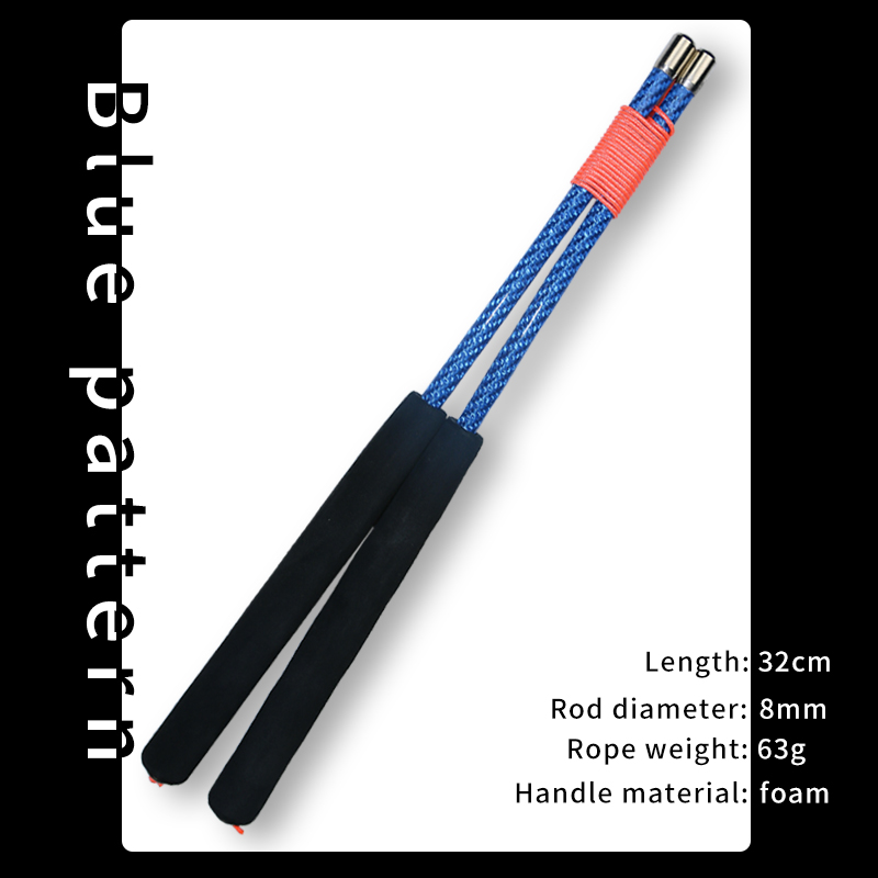 Kulfiber diabolo sticks lavet i kina diabolo håndsticks: Blå mønster