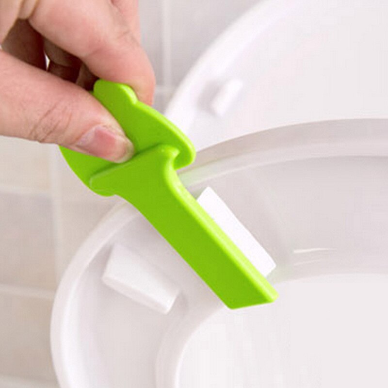 2 stk potte ring håndtag hjem produkt badeværelse tilbehør sæt bærbar praktisk til toilet låg enhed er nævne toilet sæt