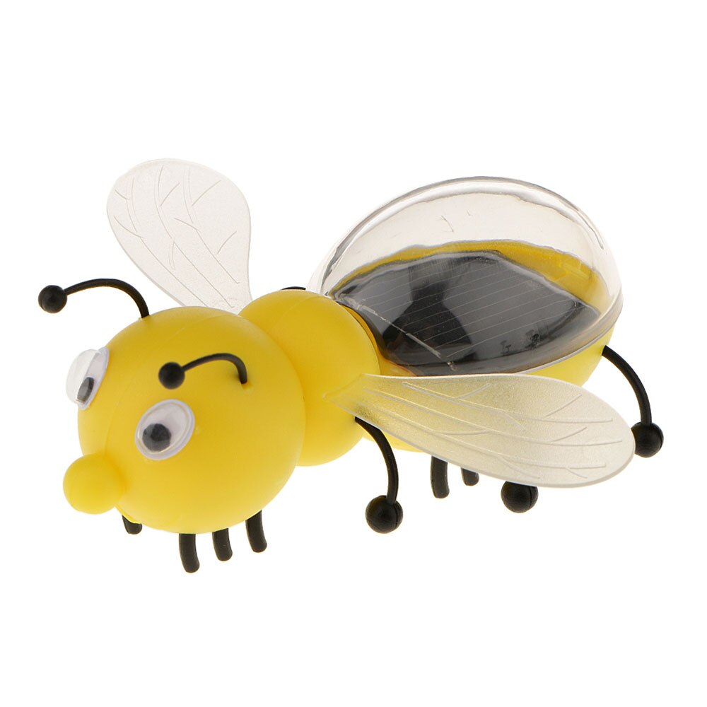 Mooie ABS Bee Insect Vormige Zonne-energie Speelgoed Kids Educatief Speelgoed Hobby & Kid Geen Batterij Nodig Energie- saving