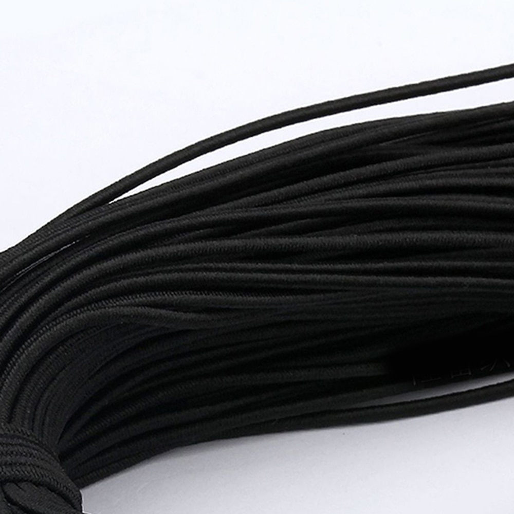 2mm*45M Colorful Round Elastic Band High Elastic Rope Rubber Bands Stretch Rope DIY Crafts Sewing Accessory