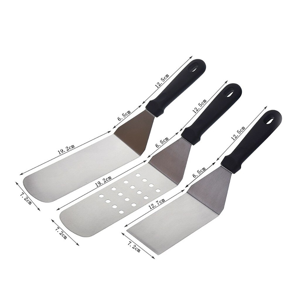 Kitchen Cooking Tools Cooking Spatula Steak Spatula Stainless Steel Burning Spatula Tool Jul#07