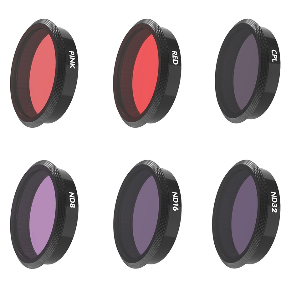 Per DJI Osmo Macchina Fotografica di Azione di Filtro UV/CPL/ND 8 16 32 64/Naturale di Notte Lens Filtri kit Per Osmo Action Accessori Fast-Installare: 6 IN 1