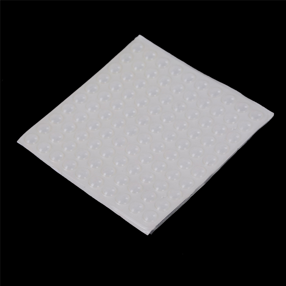 100pcs/lot Silicone Self Adhesive Rubber Feet Pad Transparent Bumpers Door Buffer Pad Self-adhesive Feet Pads