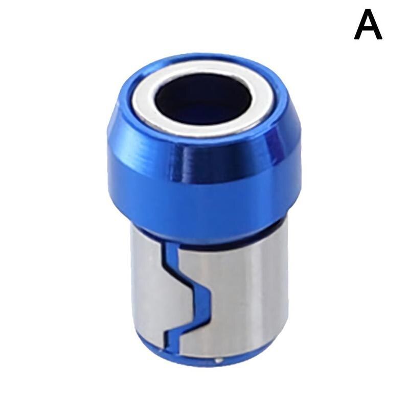 Steel Sleeve Metal Screwdriver Head Plus Magnetic Power Strong Magnetic Ring Type Bead Magnetic Tools Head Ring Card Batch R3I1: A