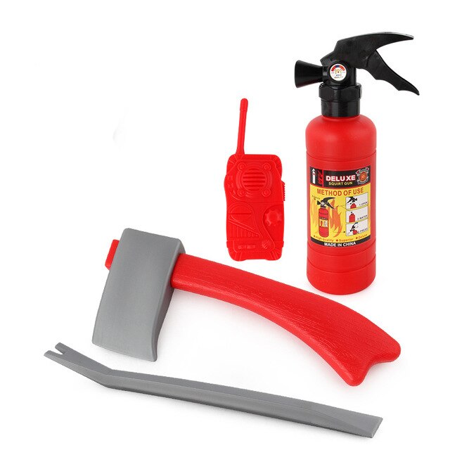 mylb 8 children's firefighting clothes firefighter play suit single piece waterproof firefighter stage show for Children Summer: B