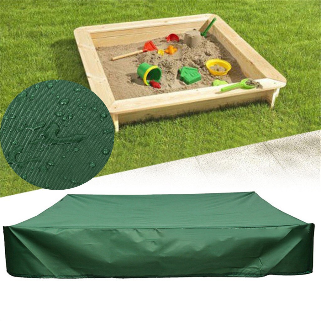 4 arten Platz Grün Wasserdichte Staubdicht Sonnenschutz Sandkasten Abdeckung Schutz Mit Kordelzug Oxford Tuch 5