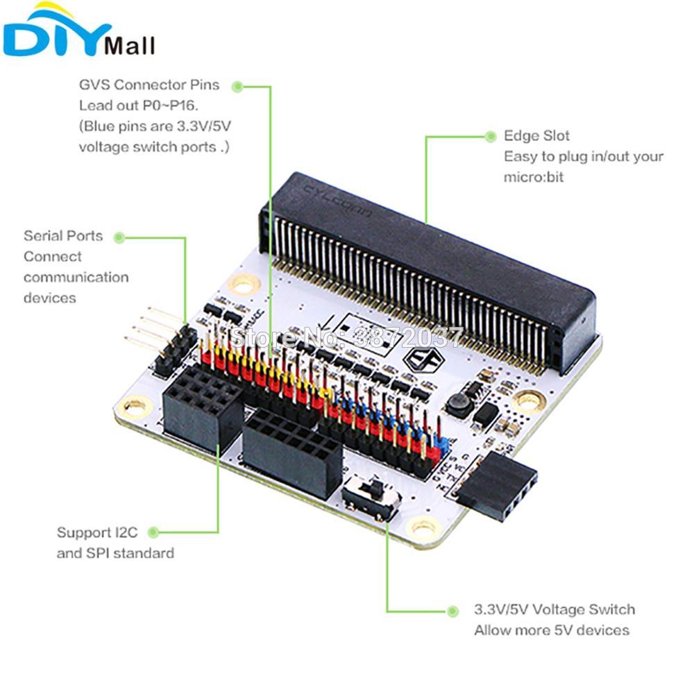 Octopus:bit Breakout Board for Micro:bit Microbit Kids Education Program Learning