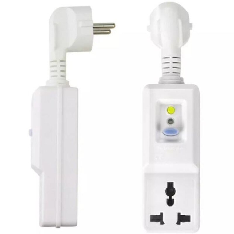 NB-ZF3O-A,16A 220V 240V EU Plug GFCI Leakage Protection Safety RCD Socket Adaptor Home Circuit Breaker Cutout Powers Trip Switch