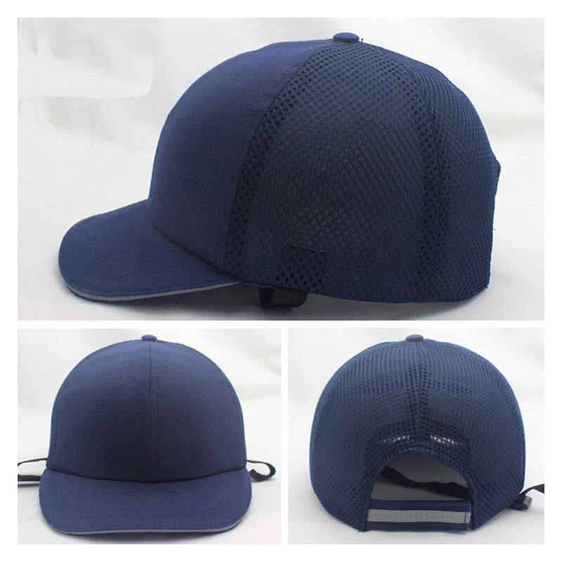 Summer Bump Cap Baseball Hat Style Protective Hi-Viz Hard Hat Work Safety Helmet For Work Site Head Protection