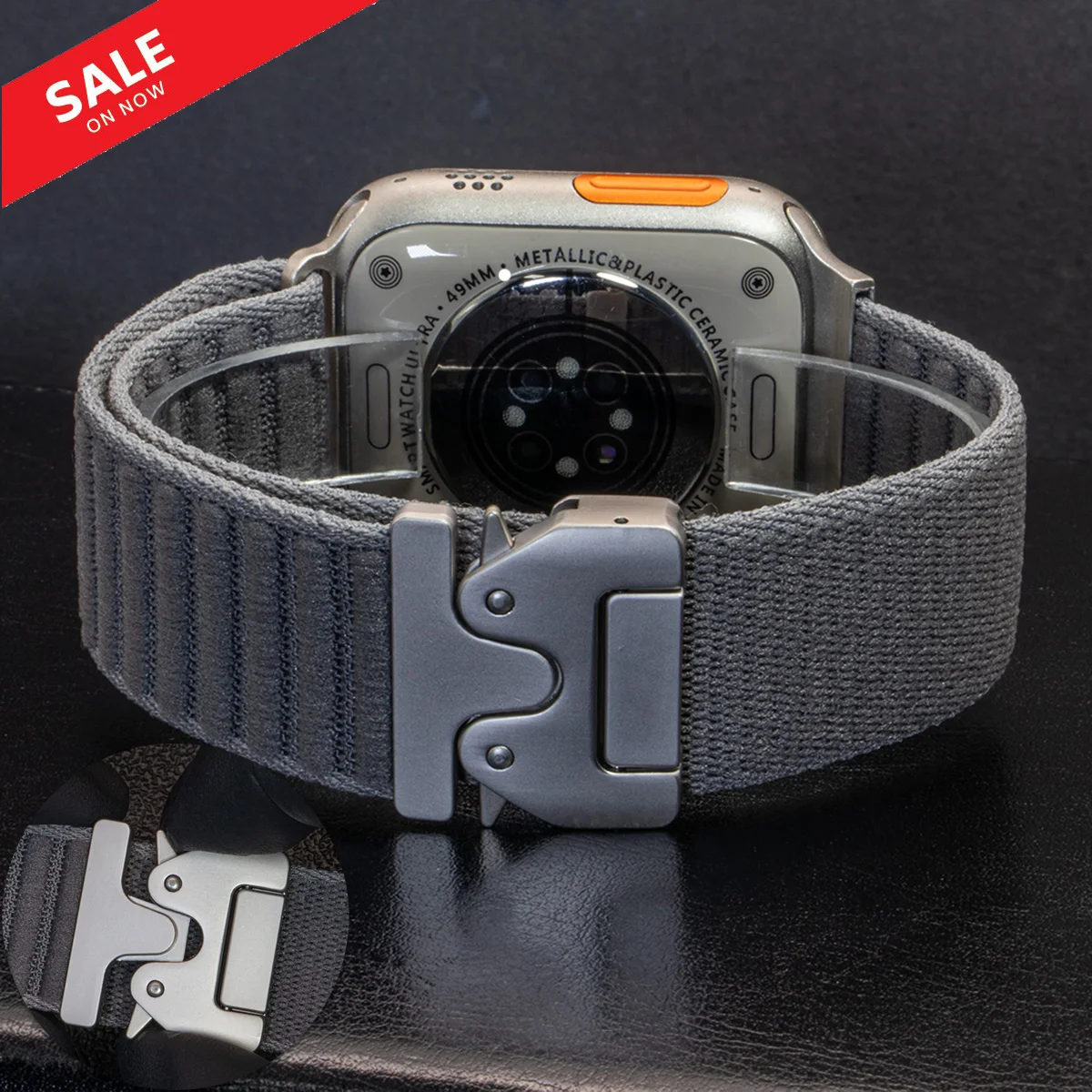 Correa Alpine Loop para Apple Watch 49mm 46mm 45mm 44mm 42mm 41mm 40mm Nylon Sport Loop Iwatch Series SE 10 9 8 7 6 5 Ultra 2