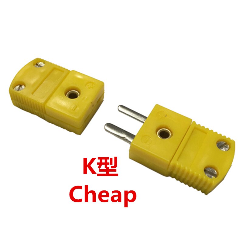 Mini Connectors Plug Thermokoppel Temperatuur Mannelijke K Type Sensoren K T J Soort