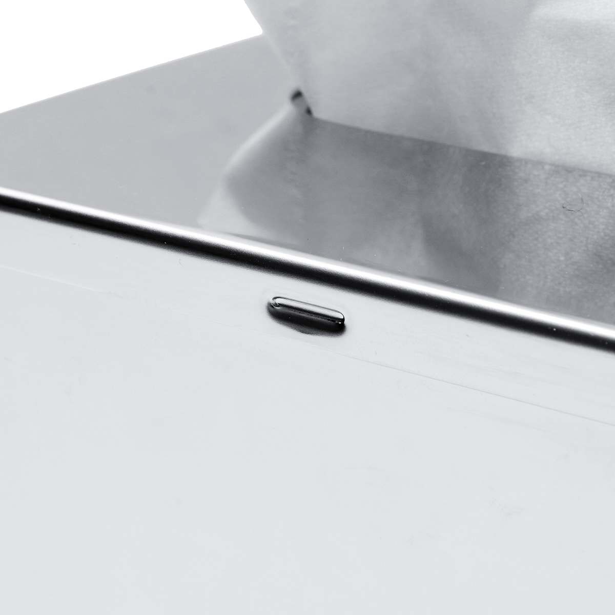 130 x 130 x 130mm Paper Rack Chrome Car Home Cube Square Tissue Box Container Stainless Steel Carton Towel Napkin Tissue Holder