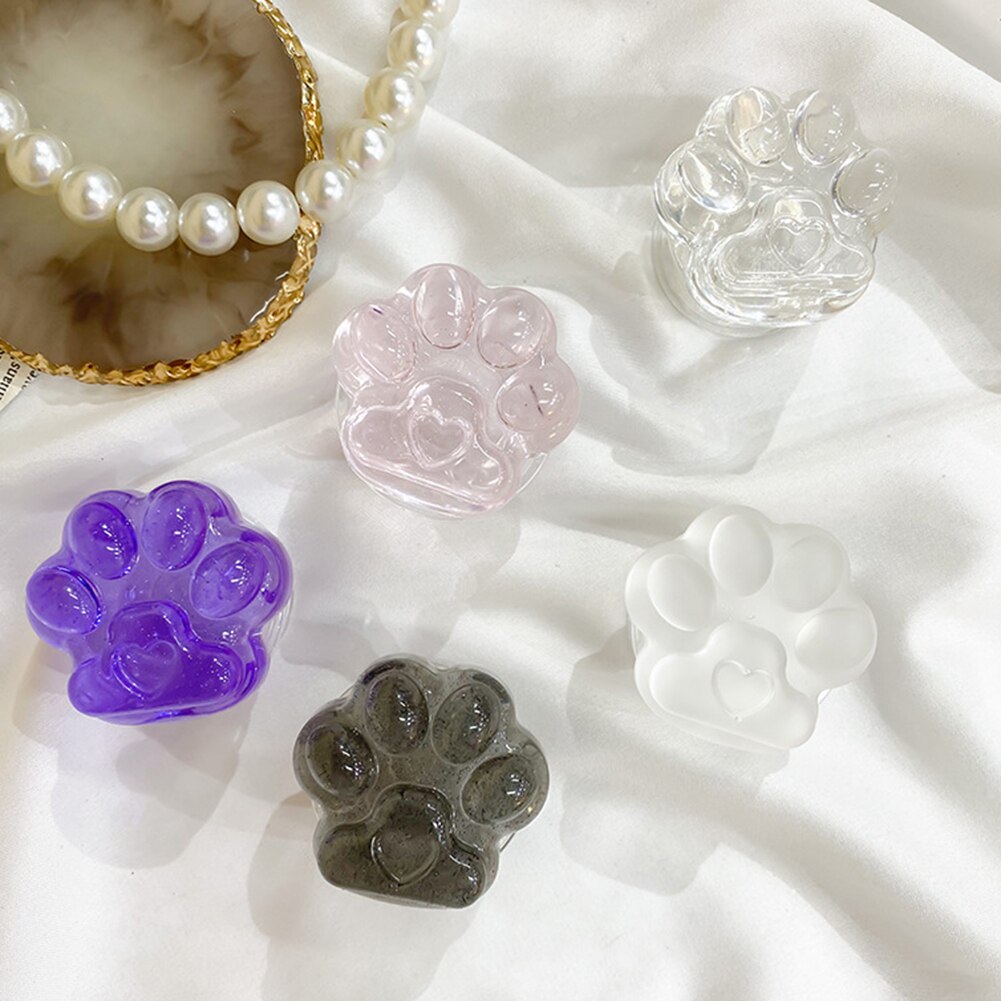 Mobile Phone Bracket Mount Cute Animal Claw Paw Airbag Expanding Stand Phone Finger Holder Support for iPhone Samsung Xiaomi