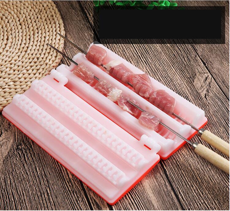 DIY Vlees Spies Barbecue Gereedschap Plastic Roast Spiesjes Outdoor Home Camping Picknick Gereedschap BBQ Barbeque Spiesjes Keukengerei: Default Title