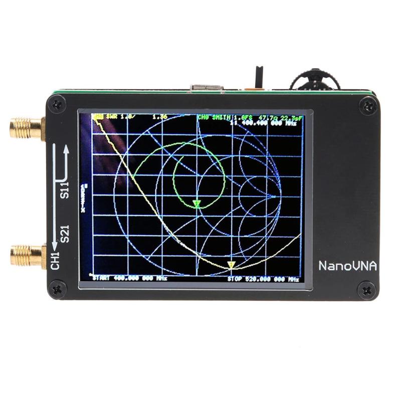 Network Antenna Analyzer Nano VNA-H Portable Digital LCD Display Vector Network MF HF VHF UHF Antenna Analyzer Standing Wave