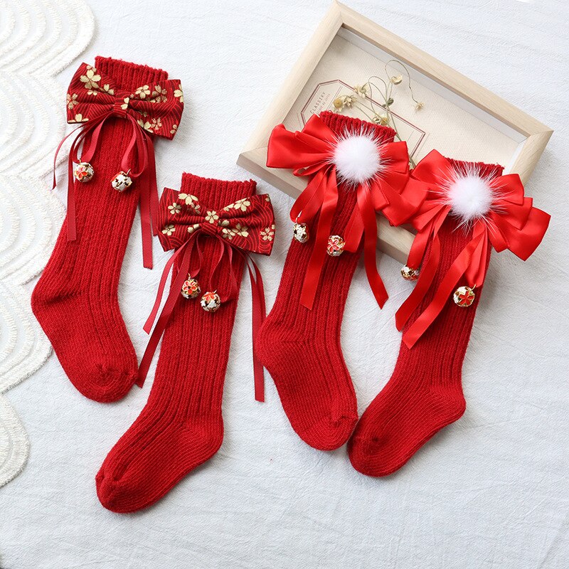 Herbst und Winter kinder Socken Cartoon Bowknot Baby Mädchen Socken Kleinkind Socken Weihnachten Komfortable Baby Jungen Socken