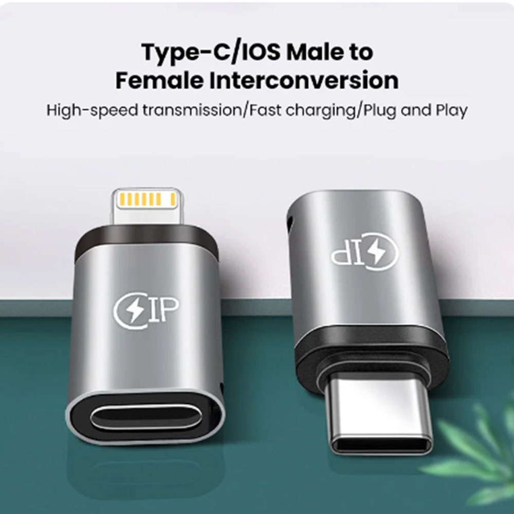 Câble Lightning femelle vers USB C mâle 20W, adaptateur de charge rapide, convertisseur, adaptateur de chargeur de téléphone de Type C