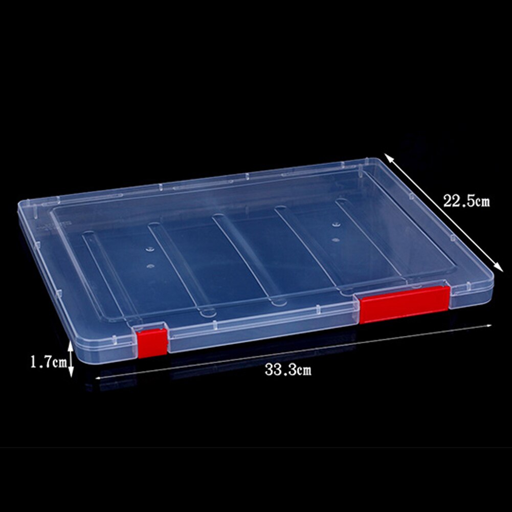 Kunststoff Dokument Box Schule/Büro Liefert A4 Klare Datei Tranparent Durable Cases Papier Organisatoren Lagerung Box