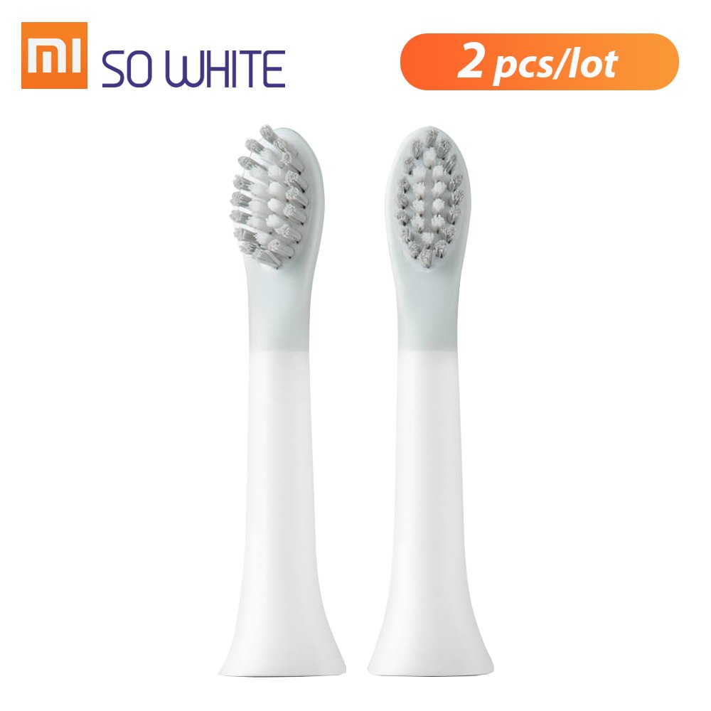 2Pcs Opzetborstels Vervanging Voor Soocas (Pinjing) Ultrasone Elektrische Tandenborstel Waterdicht Diep Schoon Smart Tandenborstel Hoofd