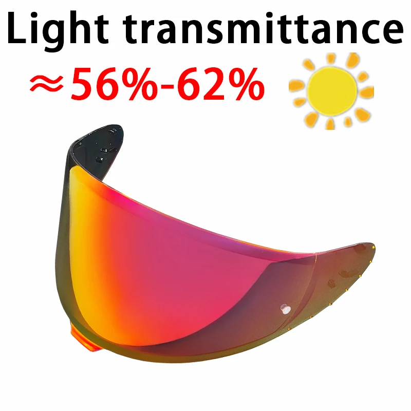 For SHOEI RF1400 NXR2 CWR-F2 CWR-F2R Z8 X15 X-Fifteen X-SPR Pro Helmet Visor Lens Shield Sunscreen Windshield Uv Protection Moto: Pink