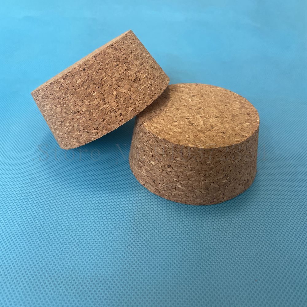 50Pcs Top Dia 13Mm Tot 39Mm Hout Kurk Lab Reageerbuis Plug Essentiële Olie Pudding Kleine Glazen flessenstop