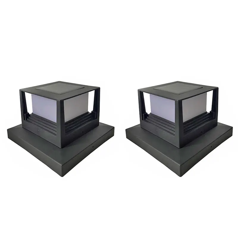 1pc/2pc/4 stk. solcelledrevet lys til hegn,  ip54 udendørs solcelledrevne stolpelamper til havedekoration, port, gårdsplads, sommerhus, solcellelampe: Orange