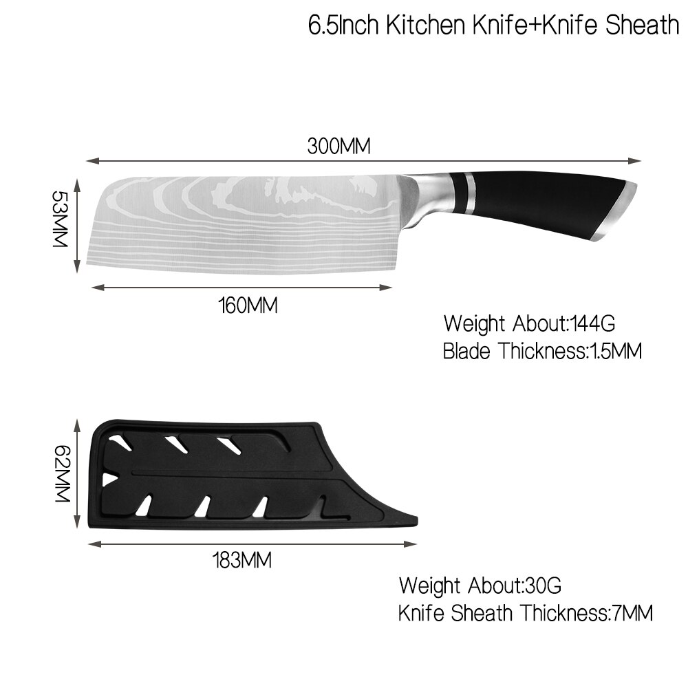 XYJ Razor Sharp Filleting Knife 6 7 8 Inch Fish Fillet Boning Narrow Blade Stainless Steel Kitchen Knives