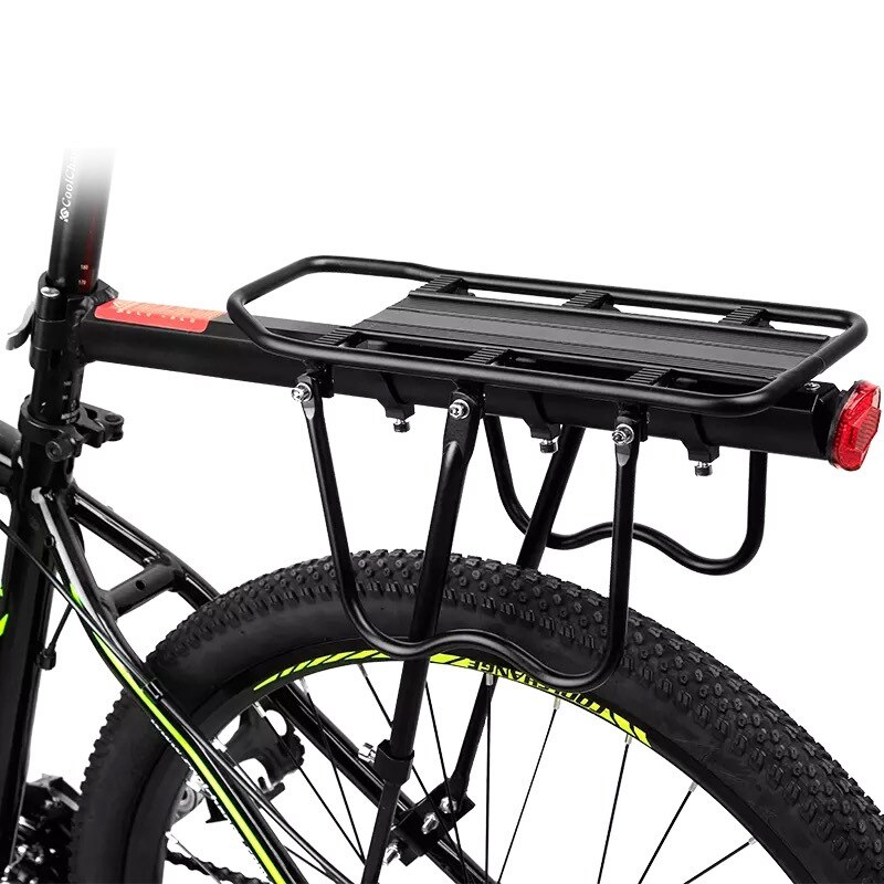 Bike Cargo Rack Bicycle Rear Rack Shelf Quick Release Luggage Carrier Cycling Seatpost Bag Holder Stand for 20-29 Inch Bikes