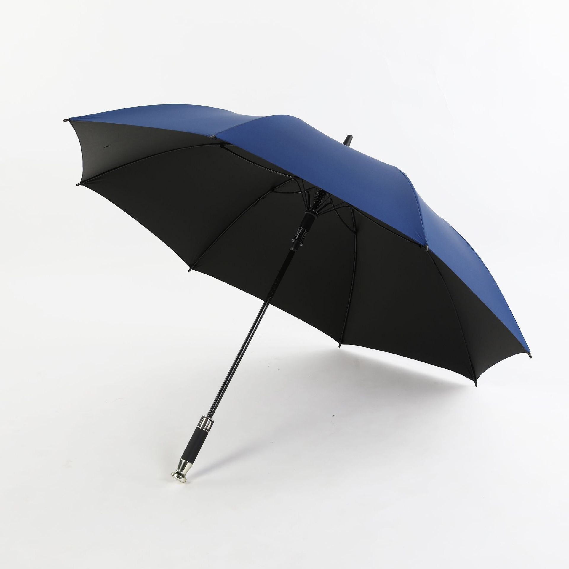 Rolls Car Long-Handled Rain Umbrella Large Size Straight Pole Double Golf Umbrella Men Business Advertisement Rain Umbrella