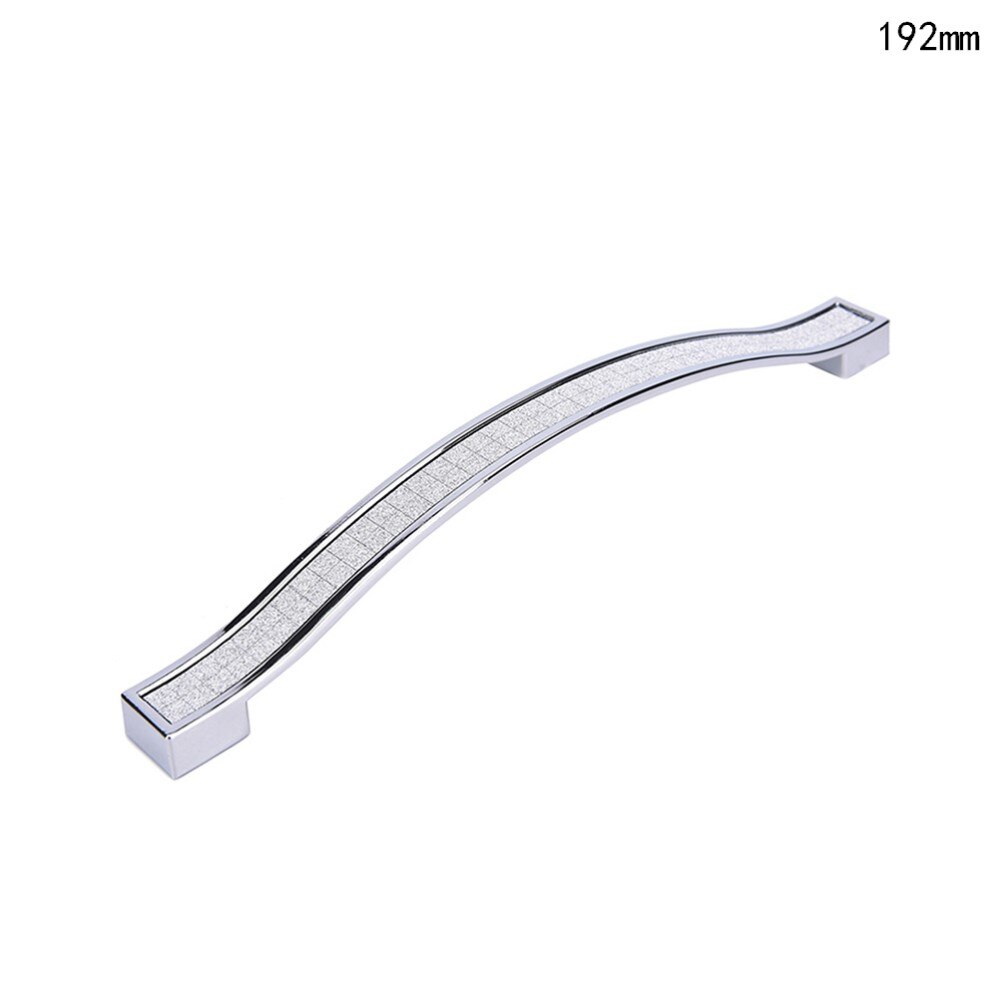 1PC Zinc alloy Drawer Handle Hole Stainless Steel Boss Bar Cupboard Kitchen Cabinet Door Knob Pull 4 Sizes