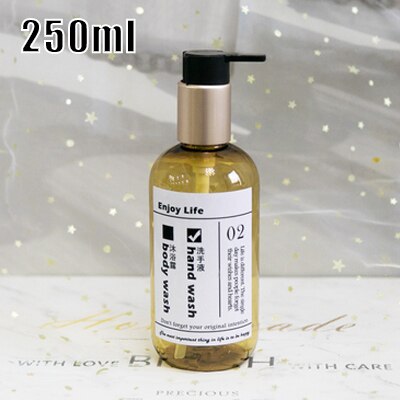 Savon distributeur bouteille désinfectant pour les mains bouteille cosmétiques shampooing corps lavage Lotion bouteille en plein air voyage outils 250ML: B