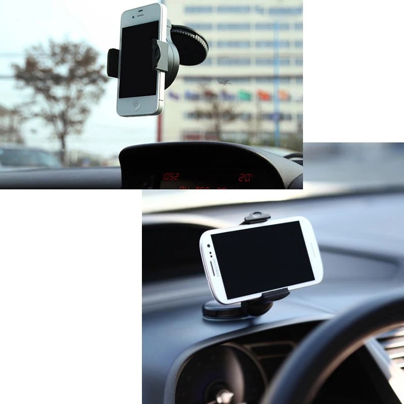 1PC Telefoon Autohouder 360 Graden Rotatie Windowshield Dashboard Mount Universele voor iPhone iPod GPS PDA PSP MP3MP4 Mobiele Beugel