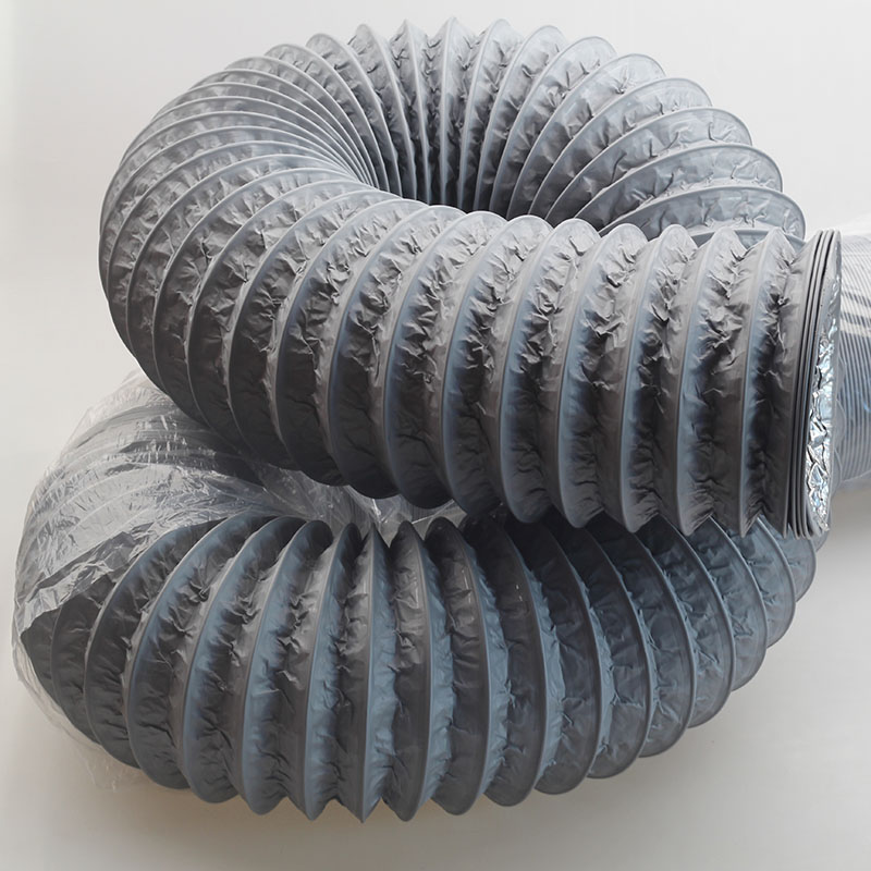 Fresh Air system Ventilation Pipe Thick Low Noise Flexible Ducting Vent Pipe Aluminum Foil Duct Air Duct for Ventilation PVC