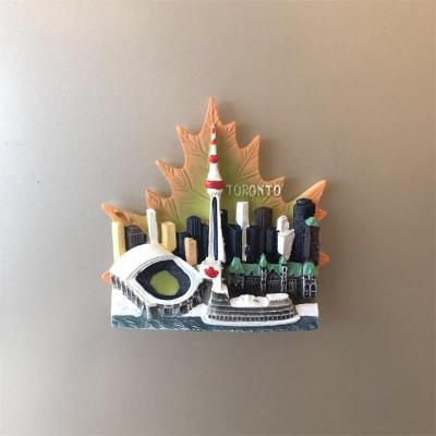 Kanada toronto turisti matkamuisto jääkaappi tarrat 3d hartsi jääkaappimagneetti tarra matka tee itse kodin sisustus: Toronto
